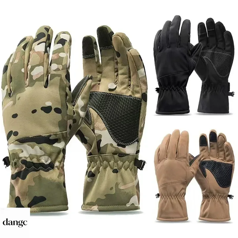 Outdoor Hunting Gloves - Kışlık Su Geçirmez Kamuflaj Av Eldivenleri