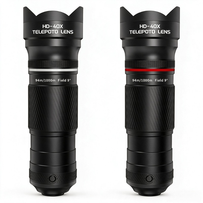 Outdoor Hunting Photography - HD-40X Telefoto Lens, Akıllı Telefon Fotoğrafçılığı,