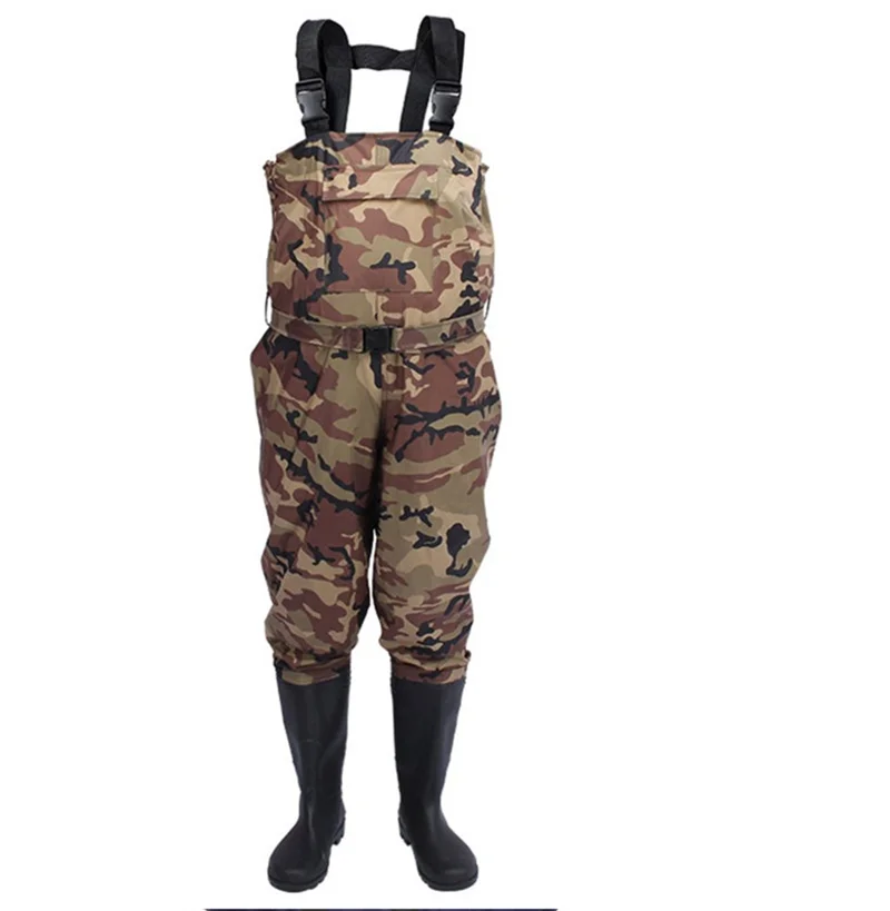 Outdoor Hunting Overalls - Kamuflaj Balıkçılık Sığ Pantolon Açık Su