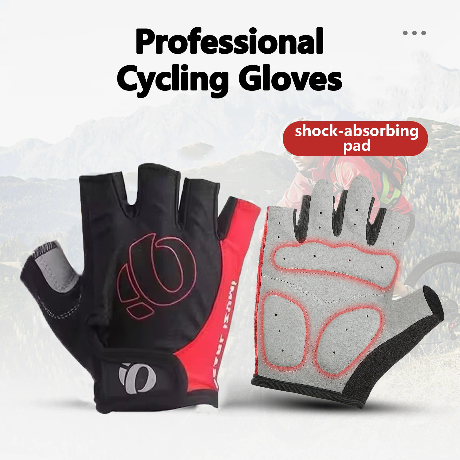 Outdoor Hunting Gloves - Açık Hava Bisikleti Şok Emici Yarım