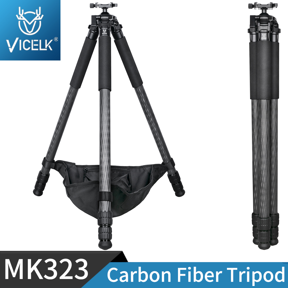 Outdoor Hunting Photography - VICELK MK323 Karbon Fiber Tripod 36mm