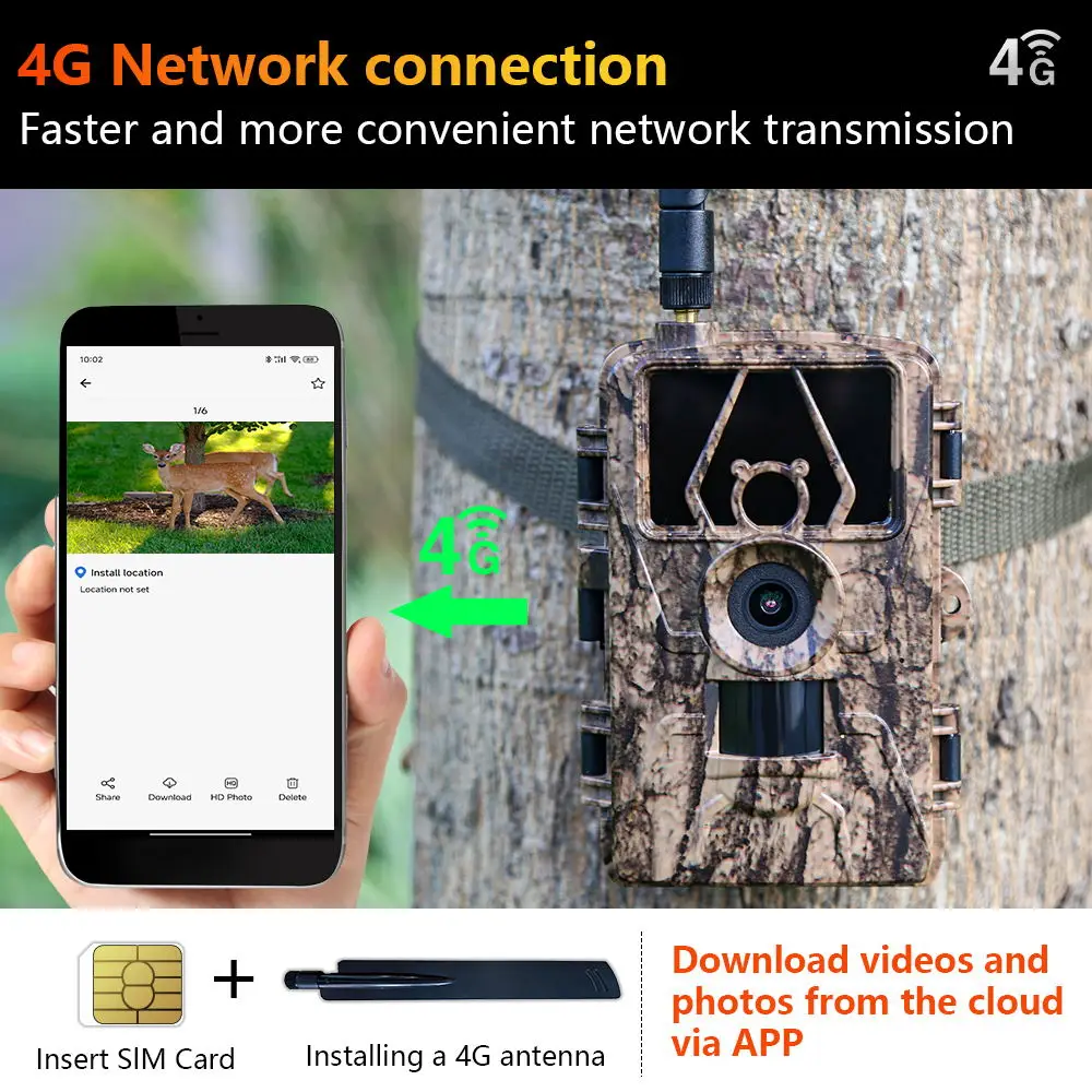 1 adet HD8K Kızılötesi Kamera  - Outdoor Hunting Camera Wifi incelemesi ve fiyatı