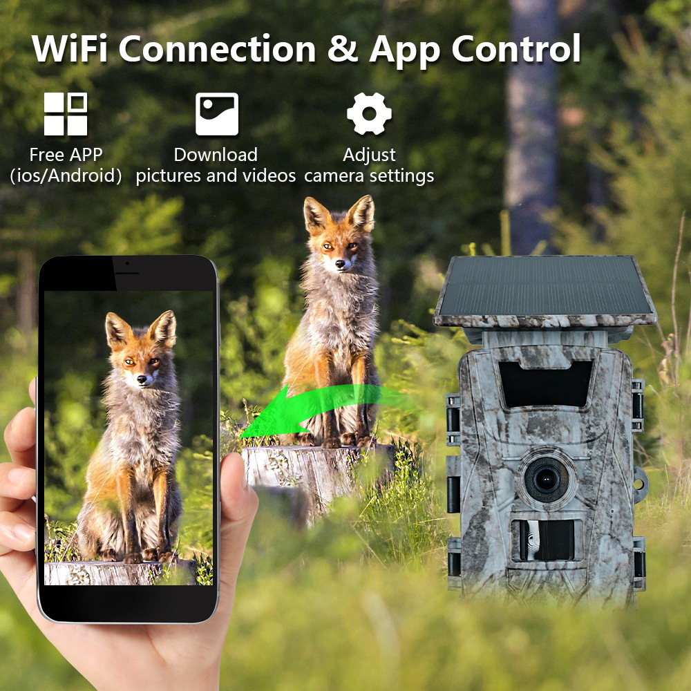 Güneş Enerjili WiFi 4K 60MP Ge - Outdoor Hunting Camera Wifi incelemesi ve fiyatı
