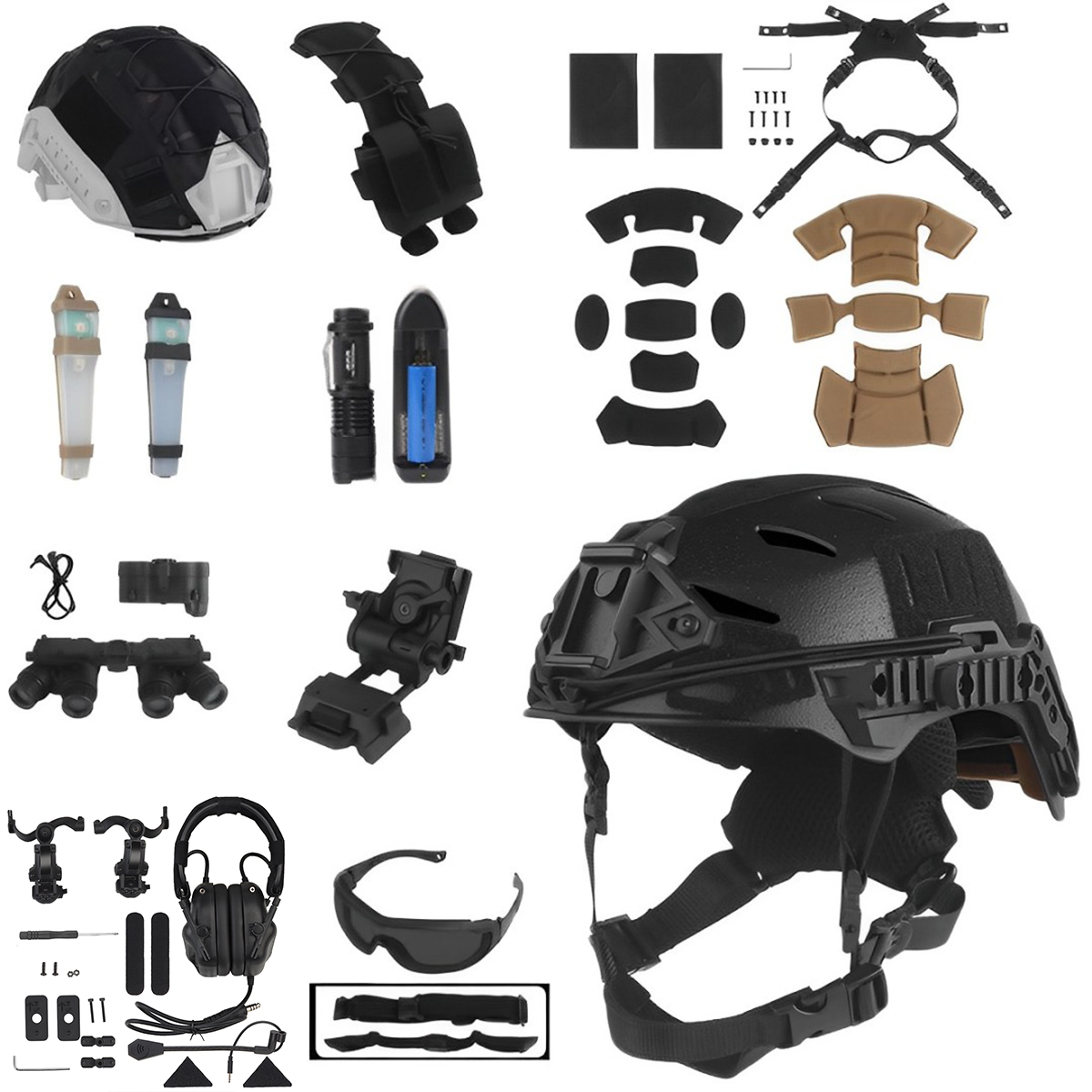 Taktik Kask Seti, İletişim Kul - Outdoor Hunting Movies incelemesi ve fiyatı