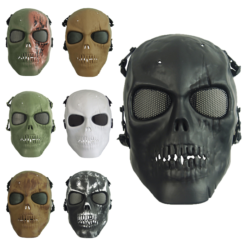 Airsoft maskesi kamuflaj Cospl - Outdoor Hunting Movies incelemesi ve fiyatı