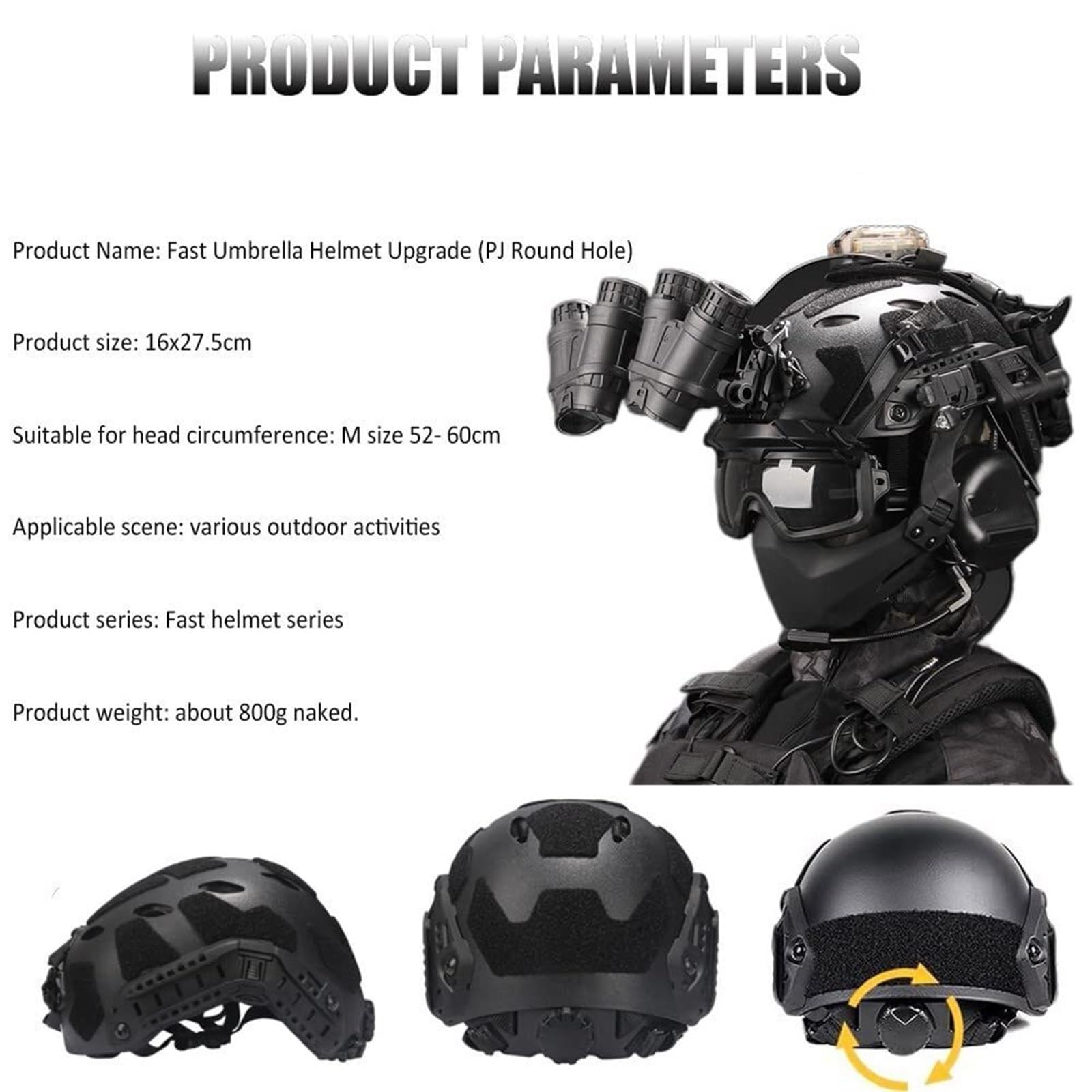 Airsoft Kask Seti Gürültü Azal - Outdoor Hunting Movies incelemesi ve fiyatı