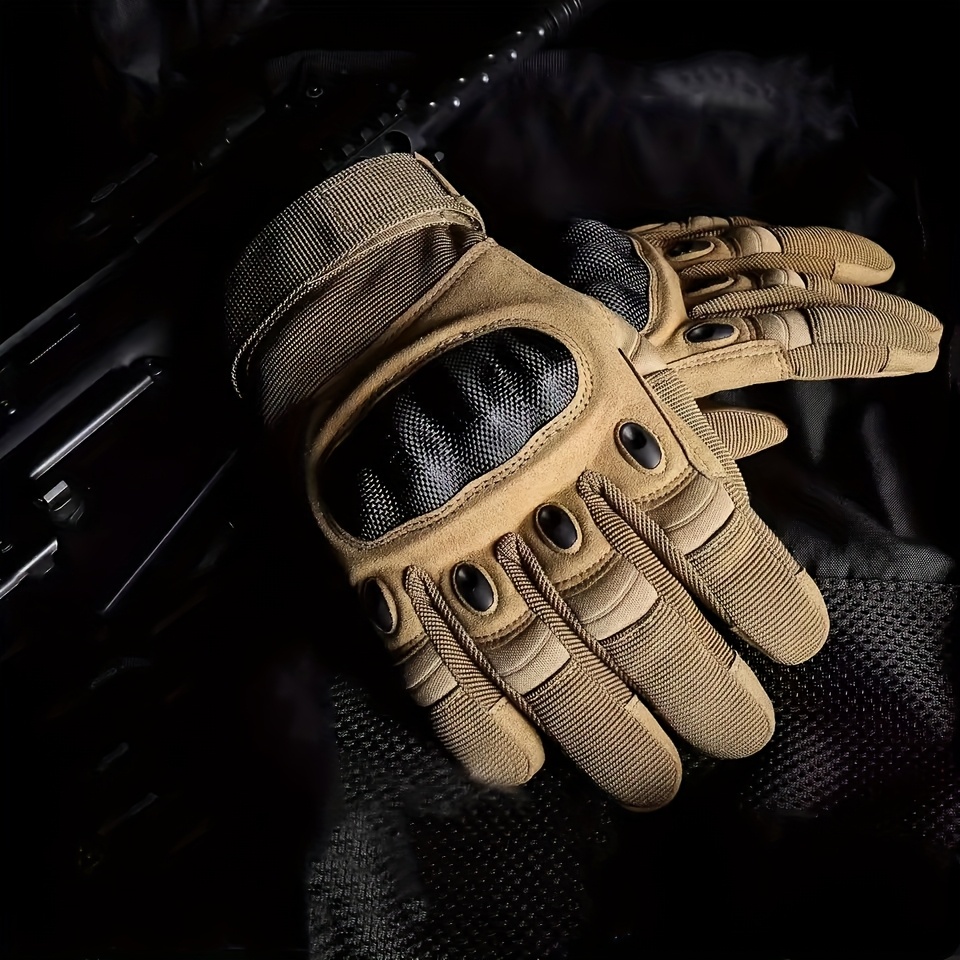 Yeni Erkek Tam Parmak Taktik E - Outdoor Hunting Gloves incelemesi ve fiyatı