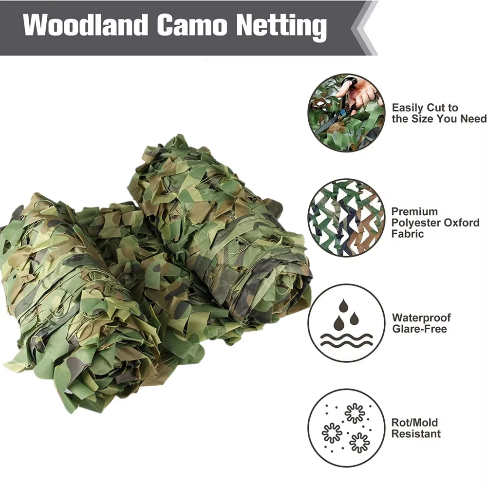 Ormanlık kamuflaj ağı güneşlik - Hunting And Camping In Forest incelemesi ve fiyatı