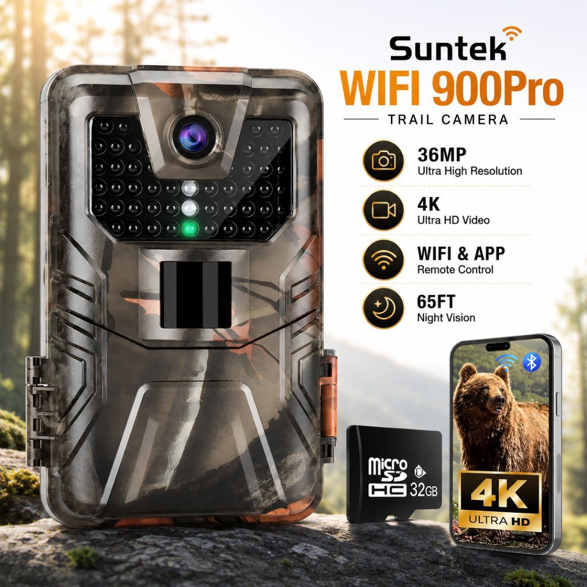 4K Dış Mekan Wifi Av Kamerası  - Outdoor Hunting Camera Wifi incelemesi ve fiyatı